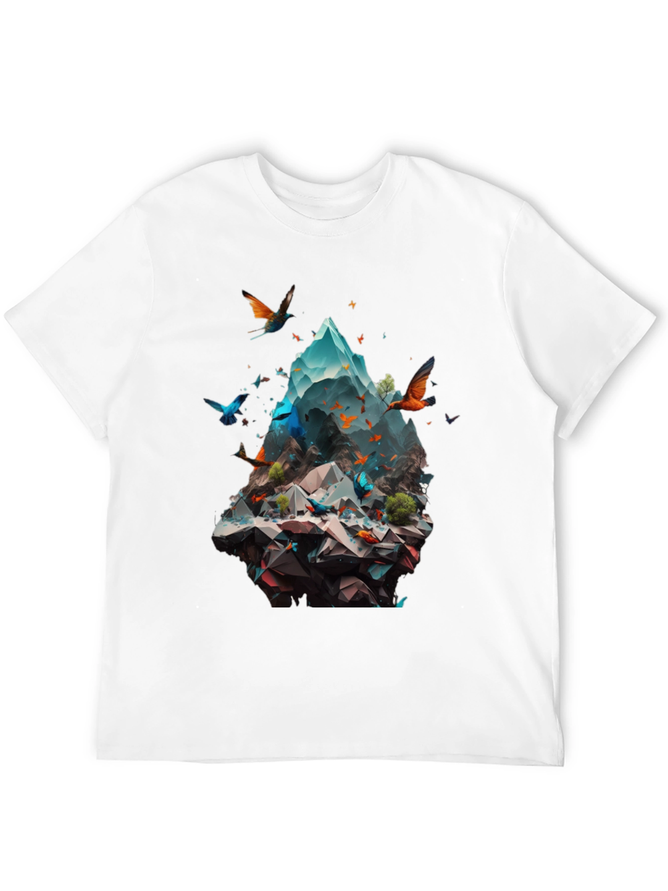 Mountain & Butterfly Graphic Tee