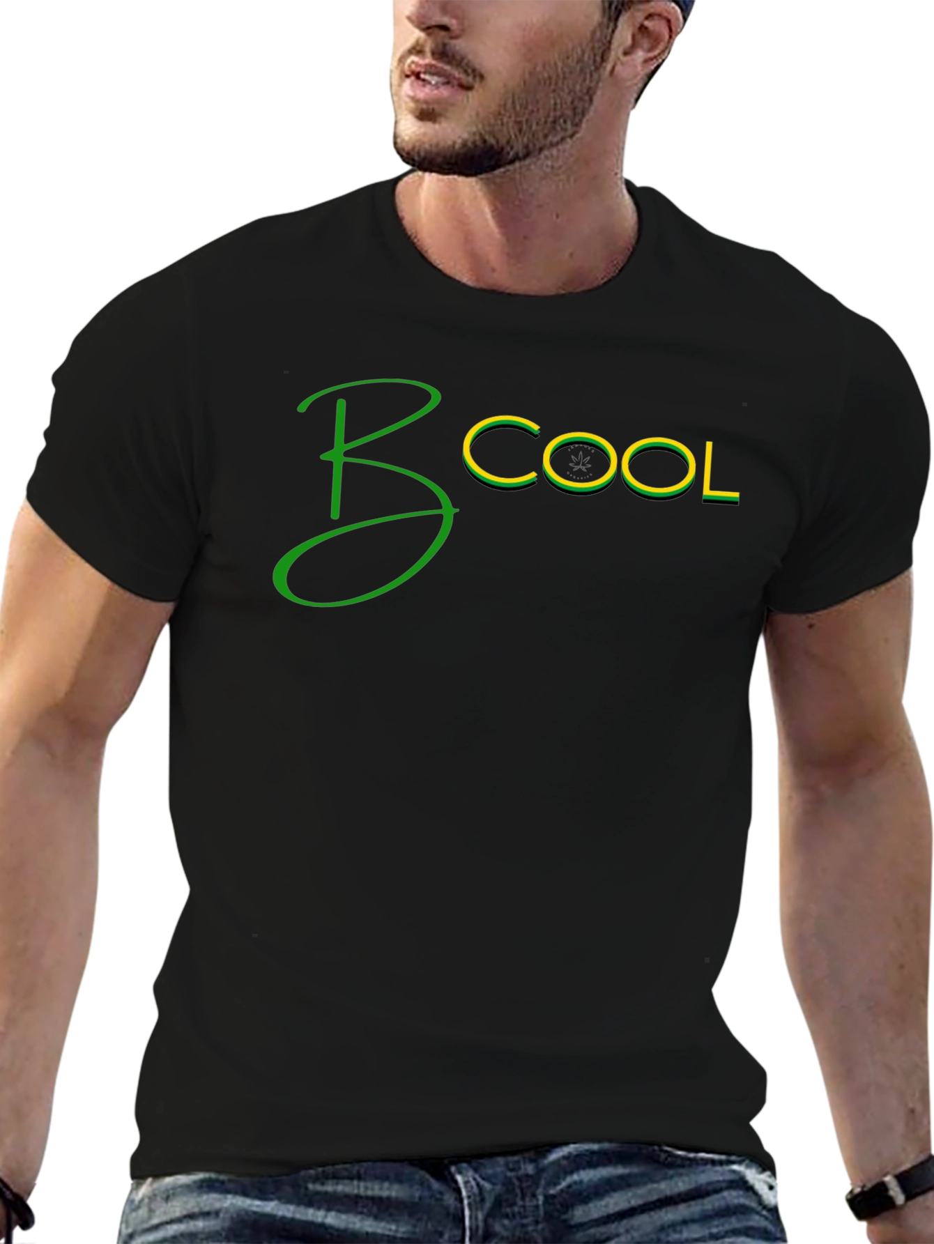 B Cool T-Shirt - Black Casual Tee