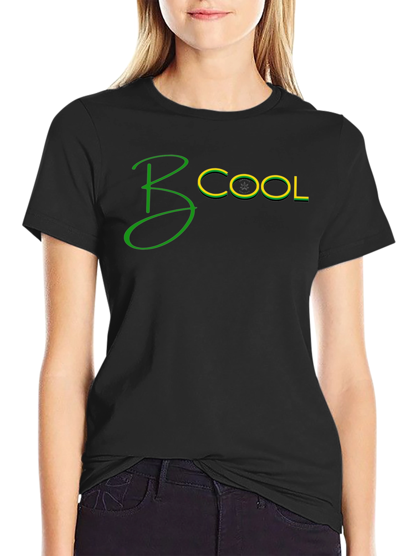 B Cool T-Shirt - Black Casual Tee