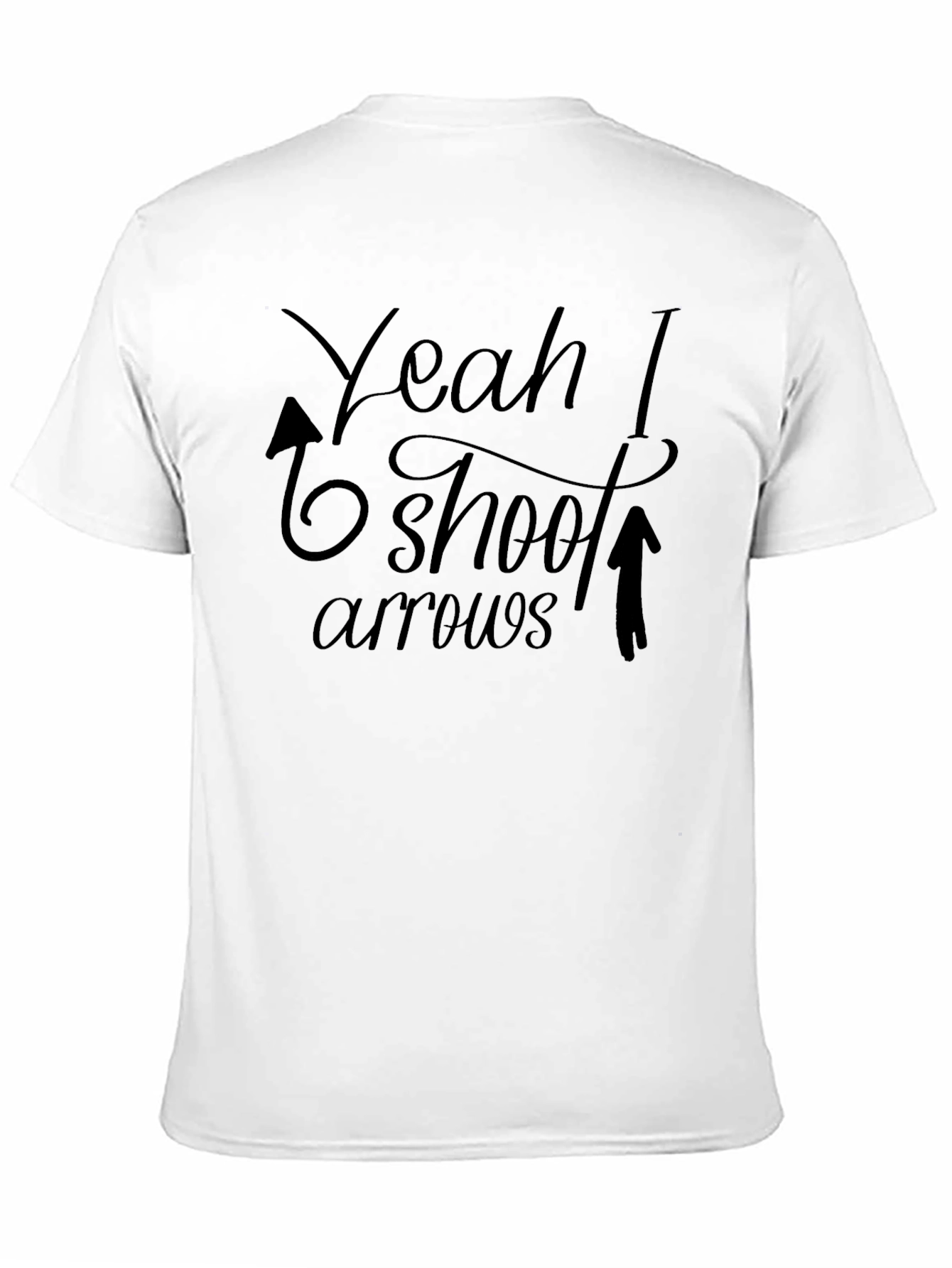 Yeah I Shoot Arrows Black T-Shirt Archery