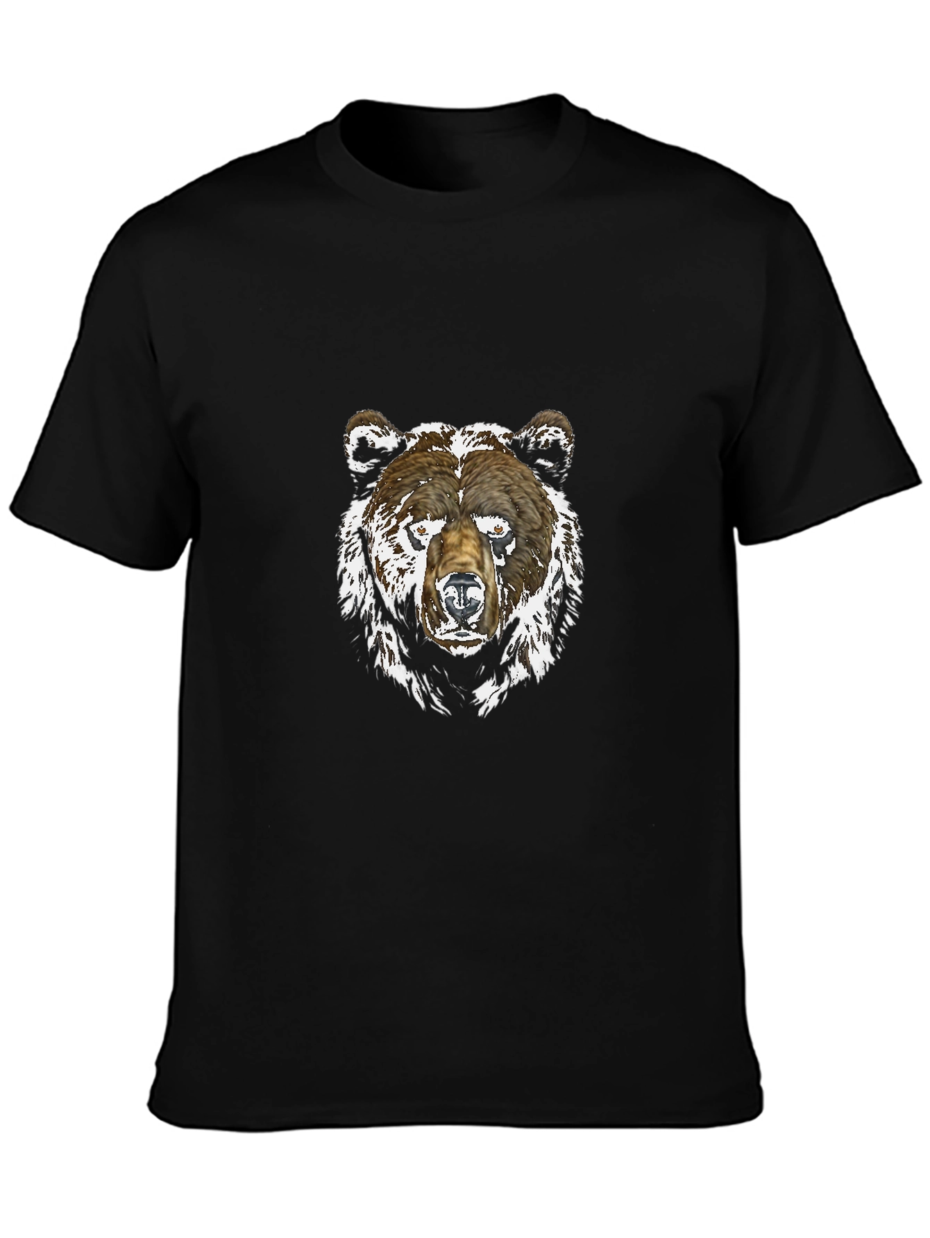 Bear Graphic Black T-Shirt