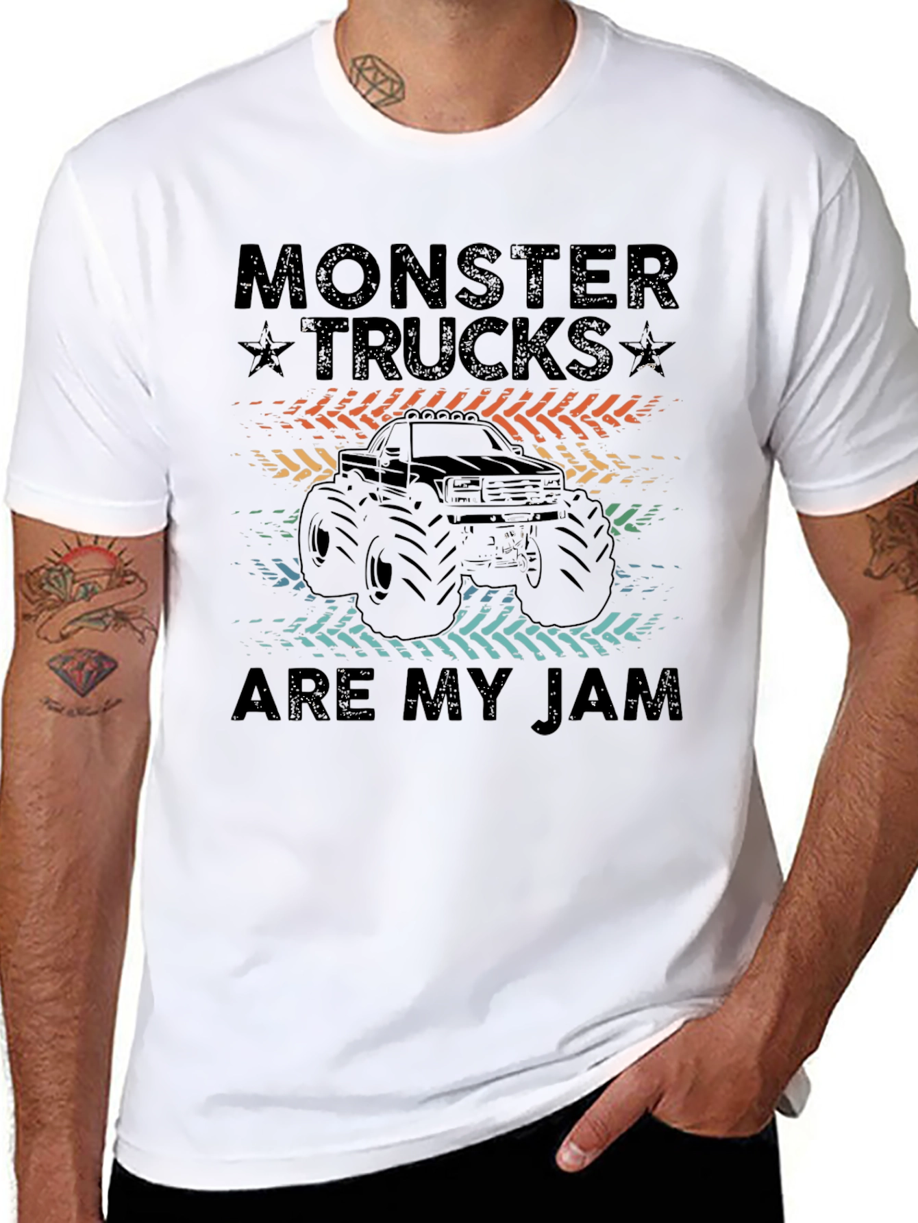 Monster Trucks Are My Jam Graphic Tee