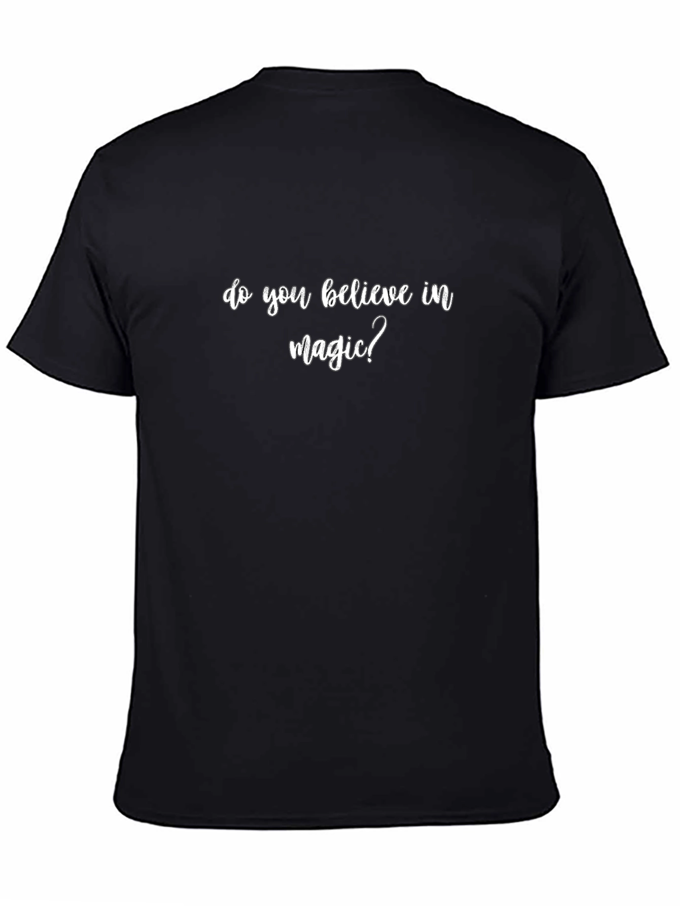 Magic Believer Black Tee - Soft Cotton Shirt