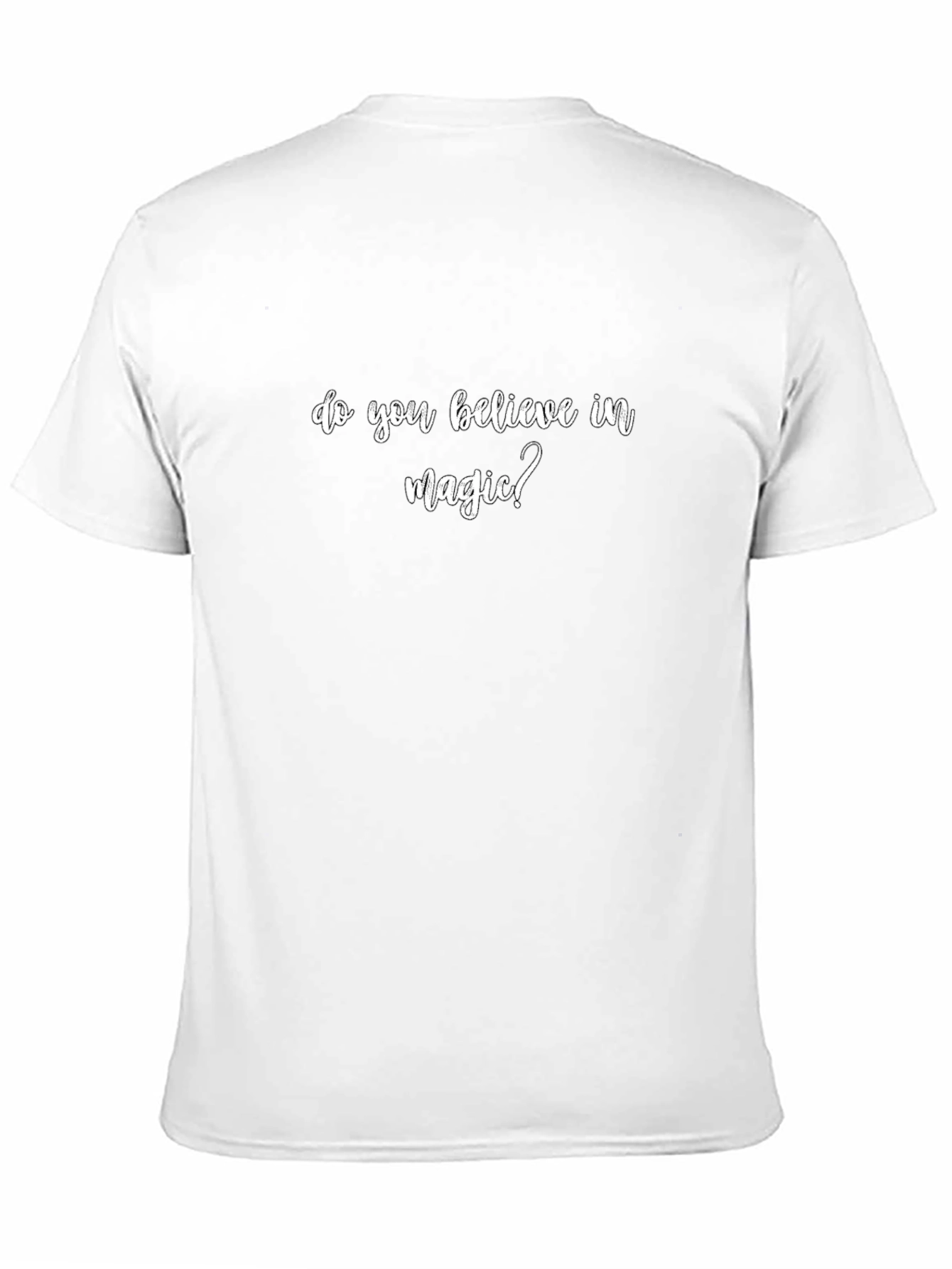 Magic Believer Black Tee - Soft Cotton Shirt