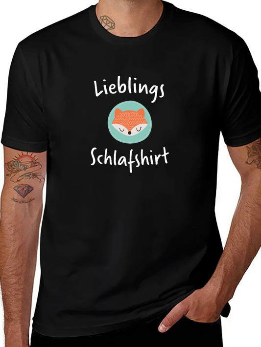 Lieblings Schlafshirt - Fox Graphic T-Shirt