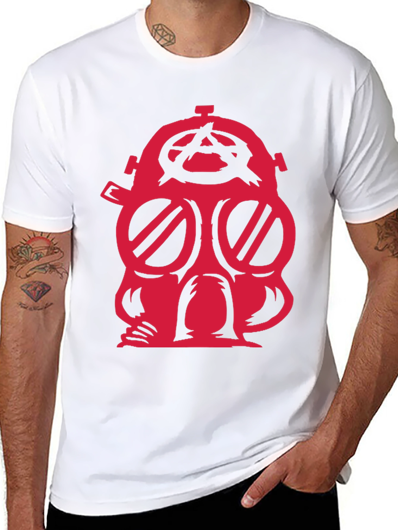 Anarchy Mask T-Shirt - Bold Graphic Tee