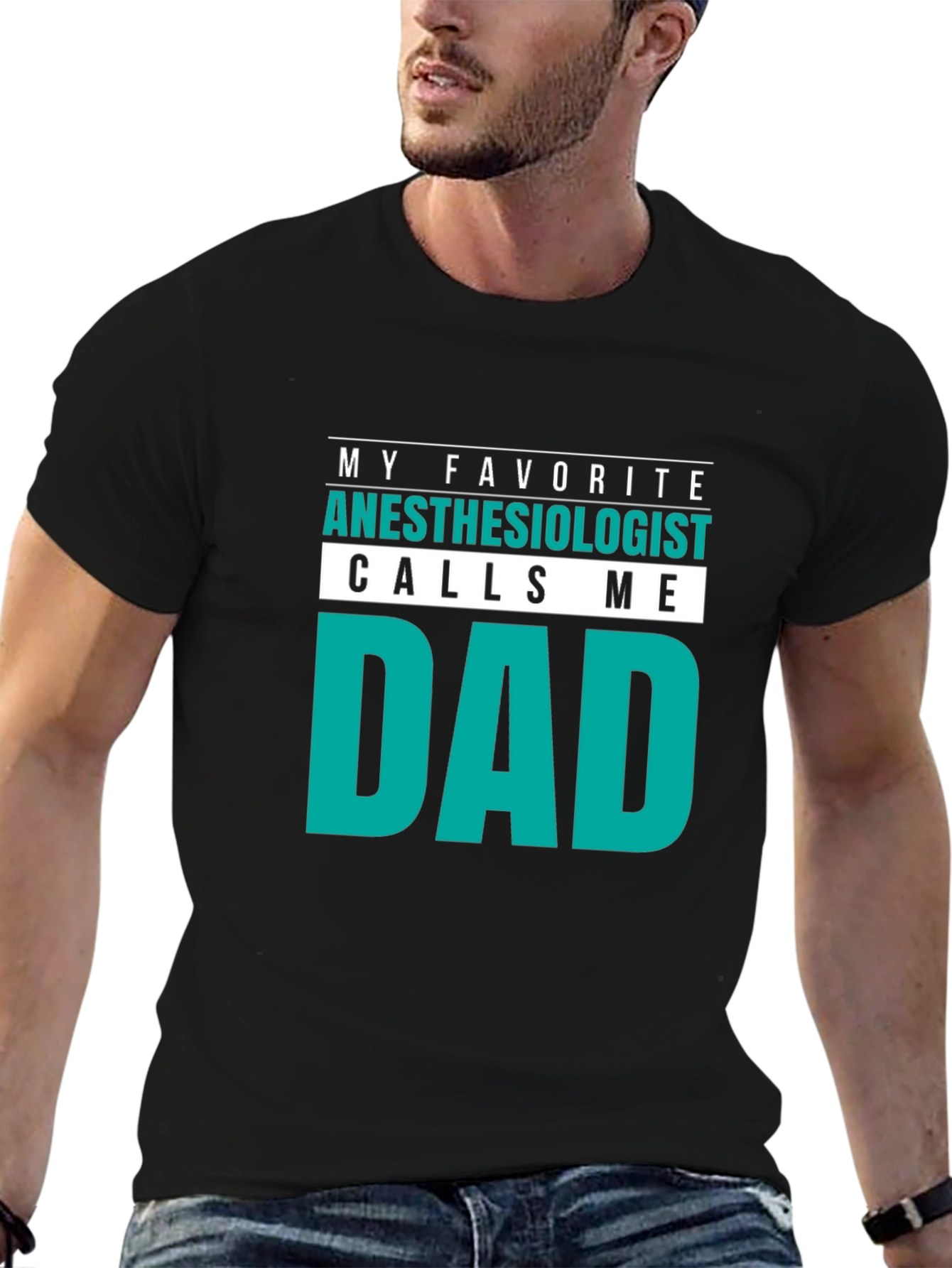 Anesthesiologist Dad T-Shirt - Cool Fathers Day Gift