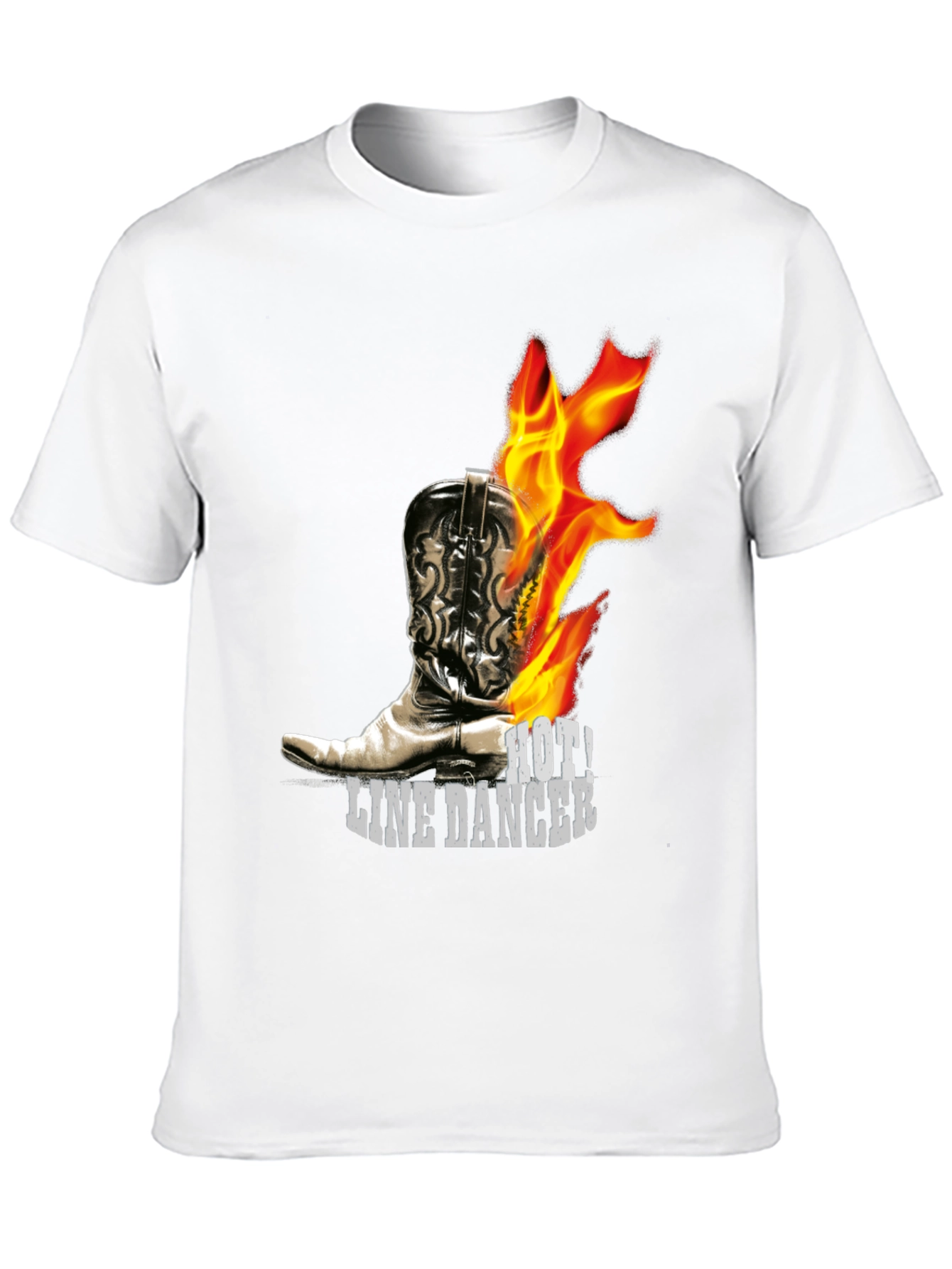 Hot Line Dancer T-Shirt - Country Western Style