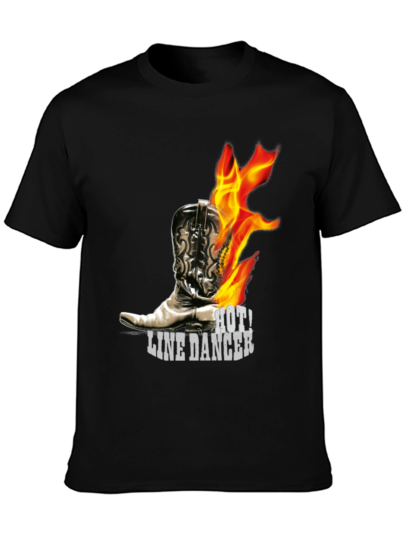 Hot Line Dancer T-Shirt - Country Western Style