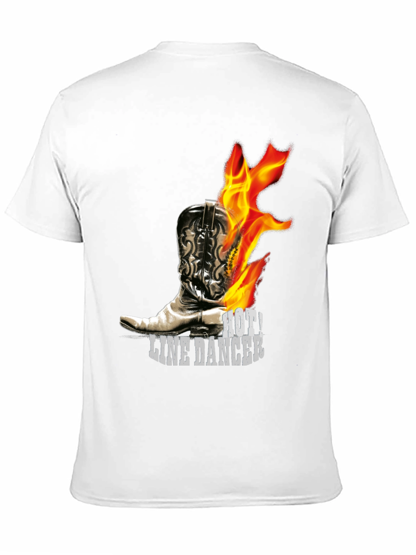 Hot Line Dancer T-Shirt - Country Western Style