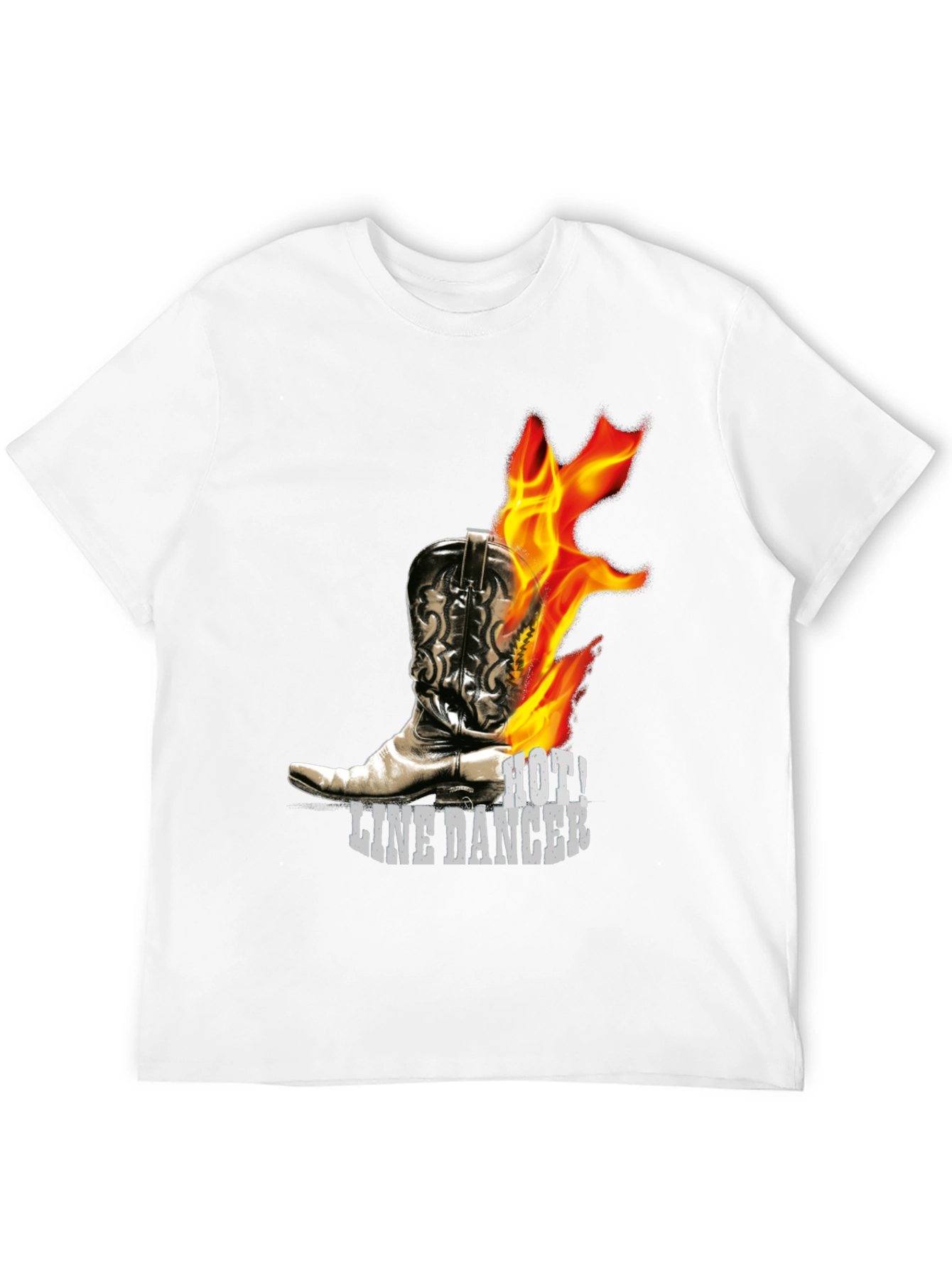 Hot Line Dancer T-Shirt - Country Western Style