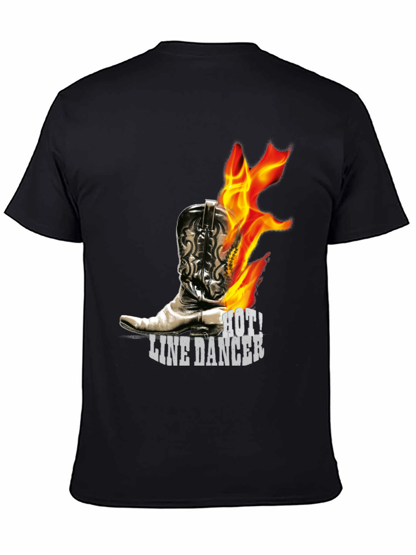 Hot Line Dancer T-Shirt - Country Western Style