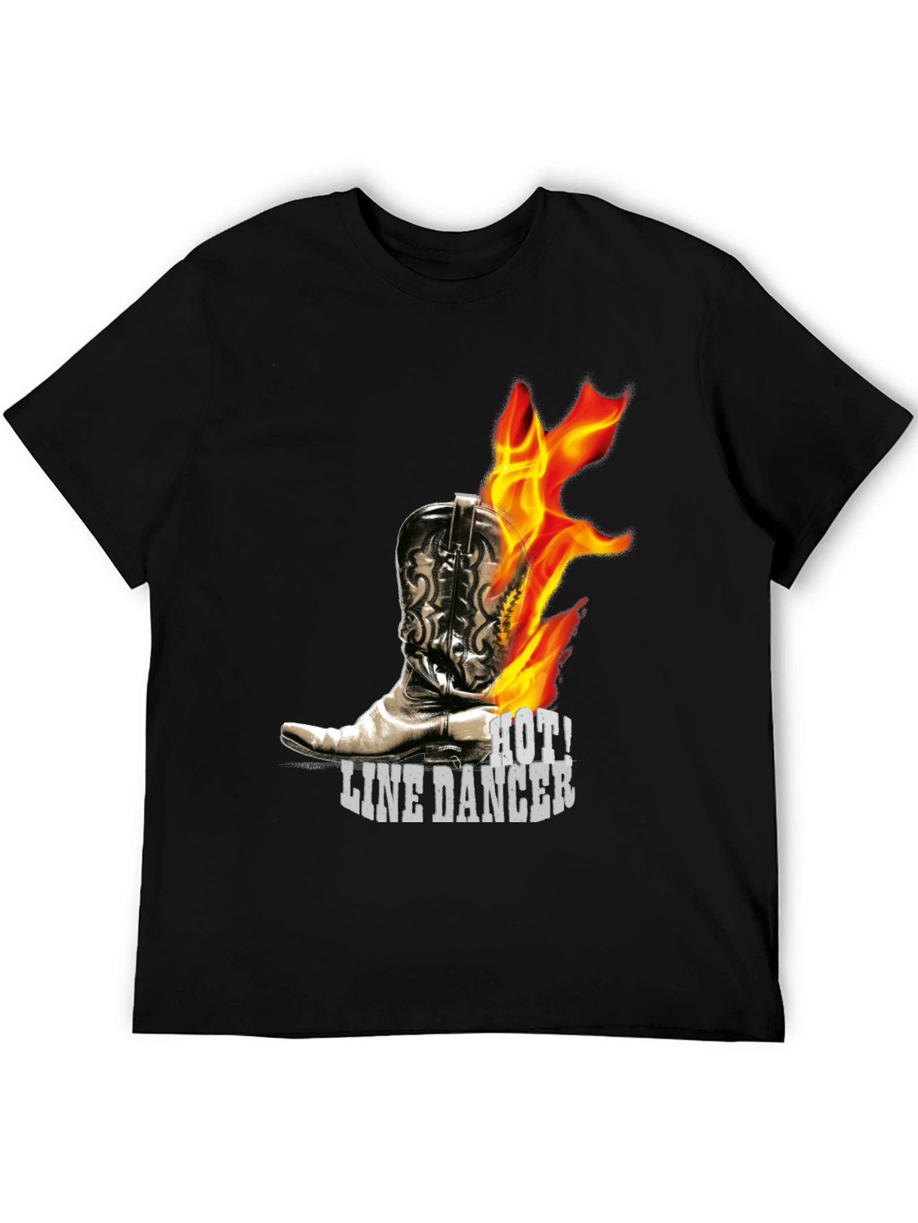 Hot Line Dancer T-Shirt - Country Western Style