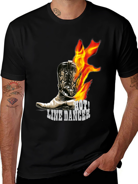 Hot Line Dancer T-Shirt - Country Western Style