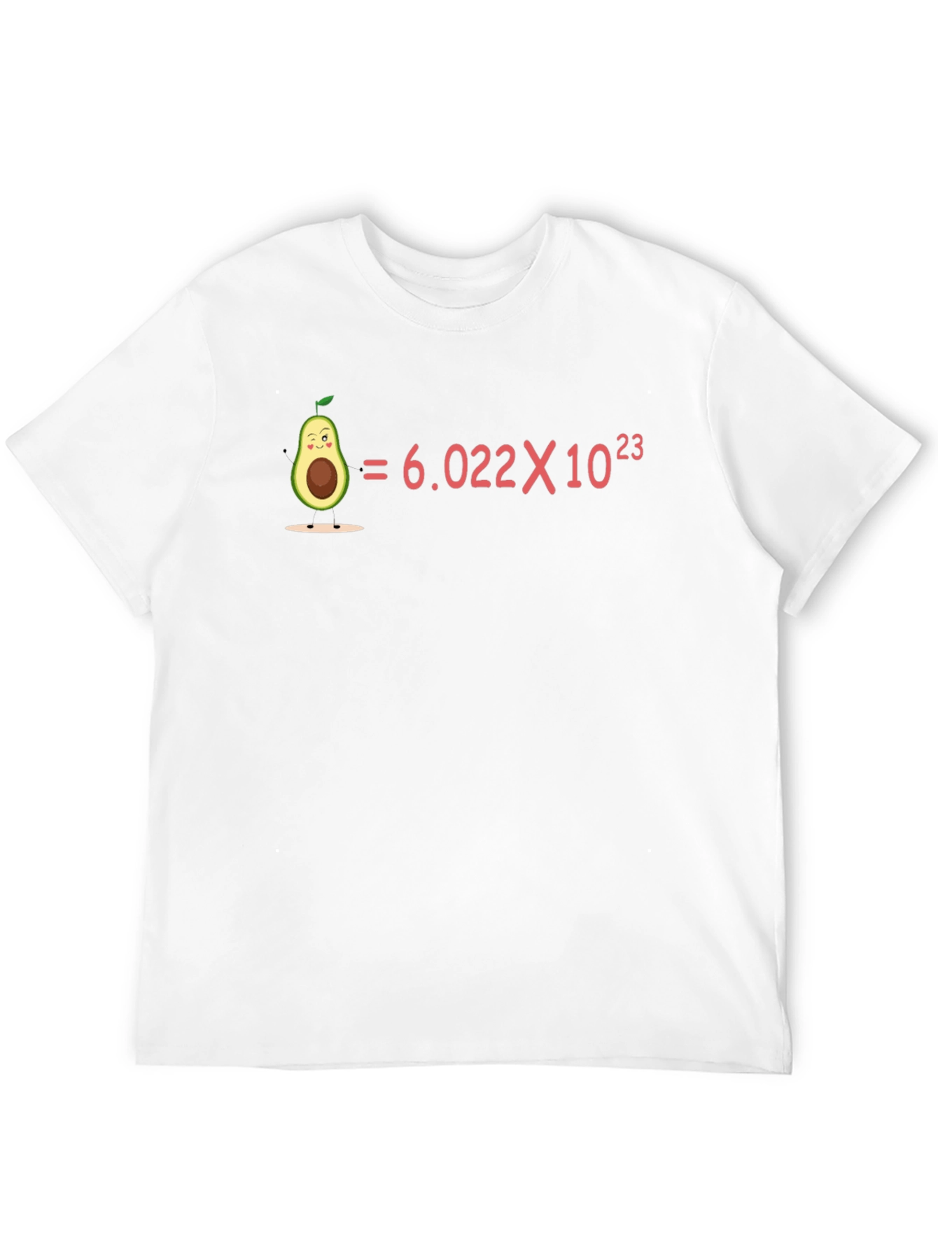 Avogadros Number Avocado Humor T-Shirt
