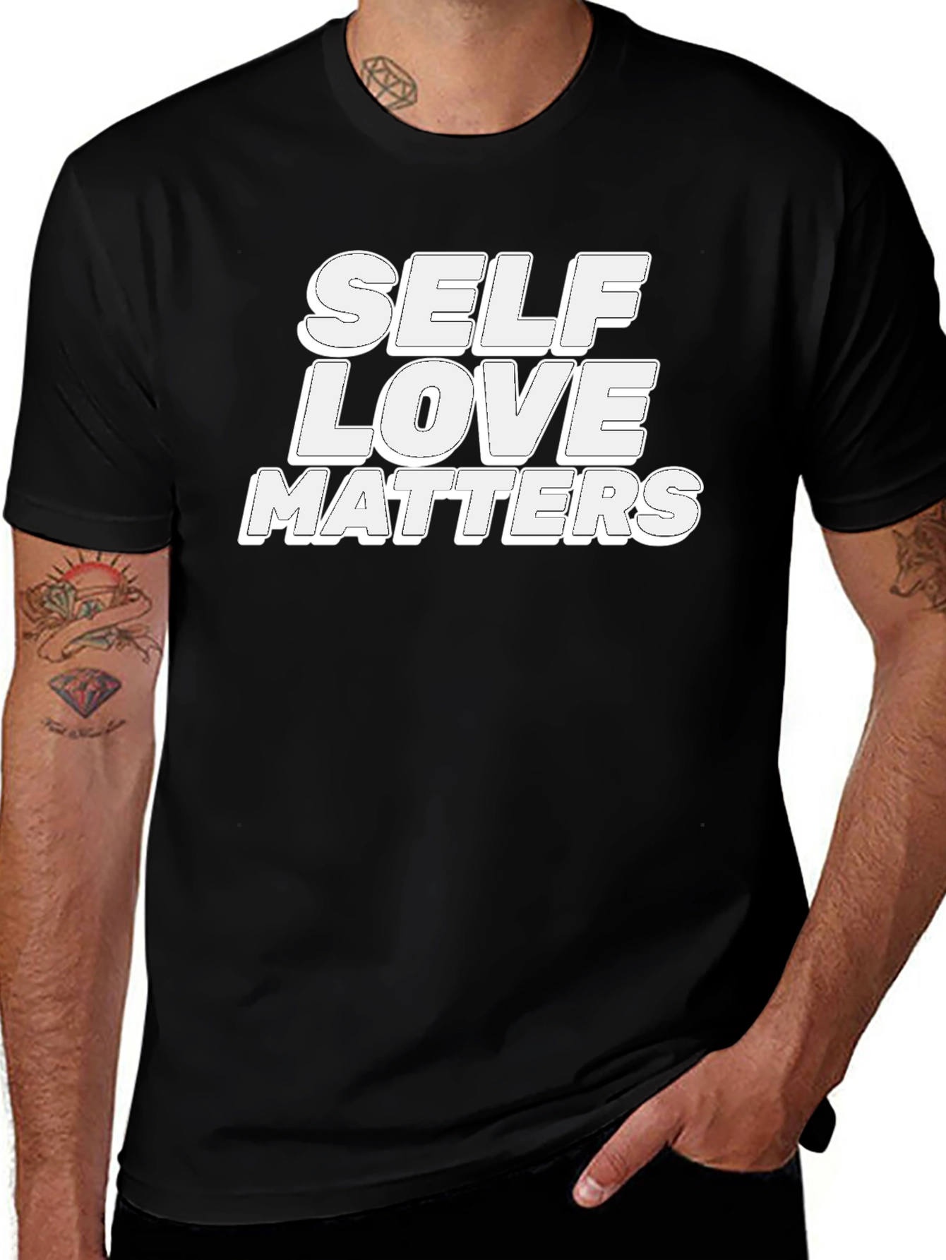 Self Love Matters Graphic Tee - Black Unisex T-Shirt