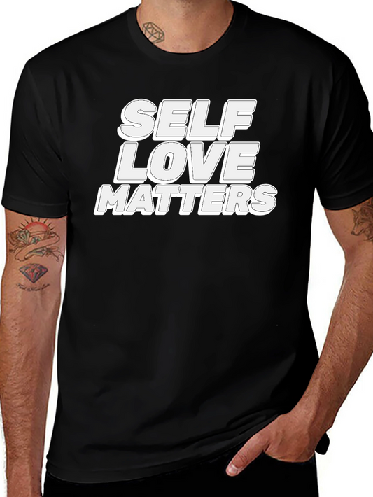 Self Love Matters Graphic Tee - Black Unisex T-Shirt