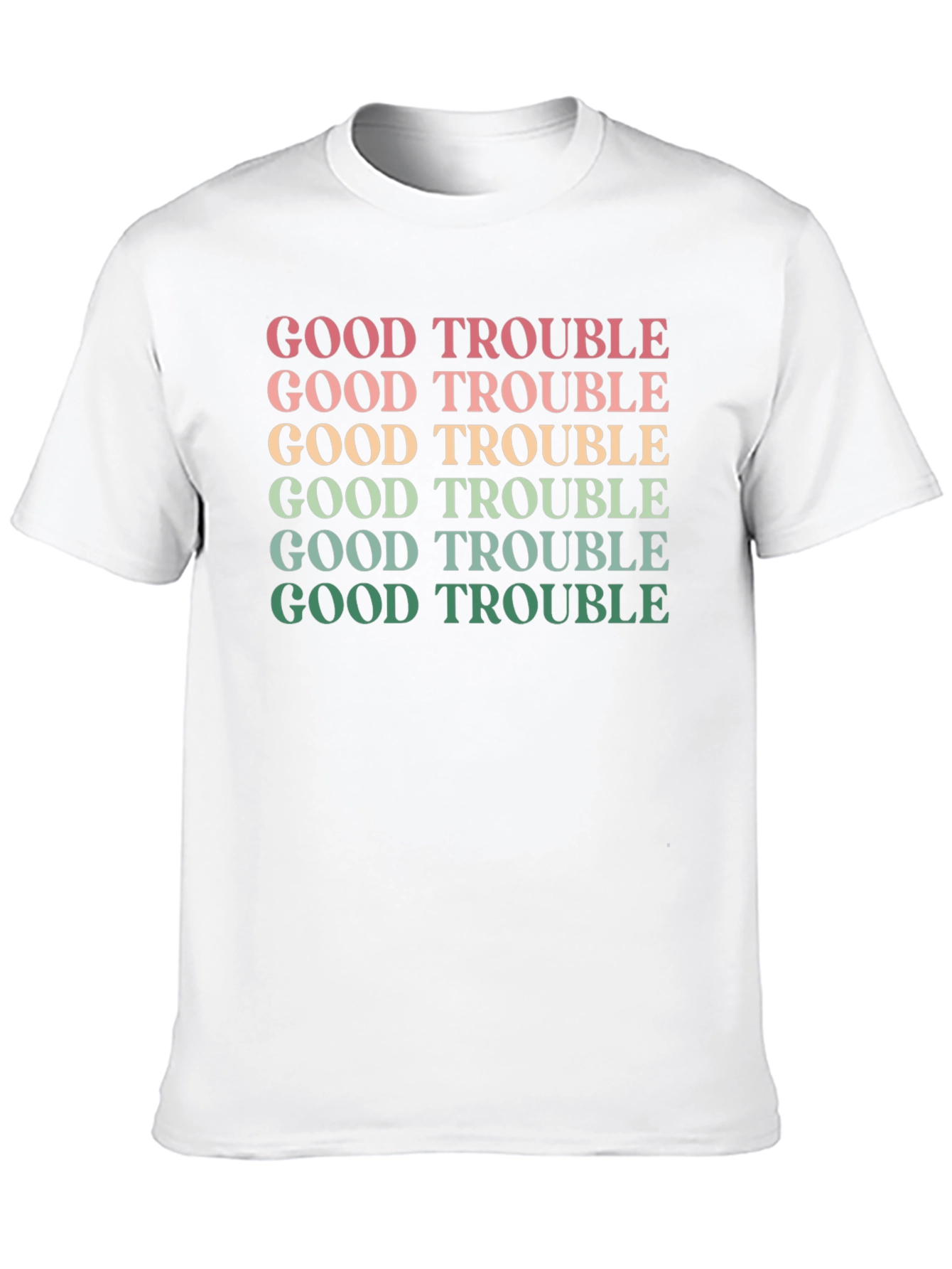 Good Trouble Graphic Tee - Retro Design