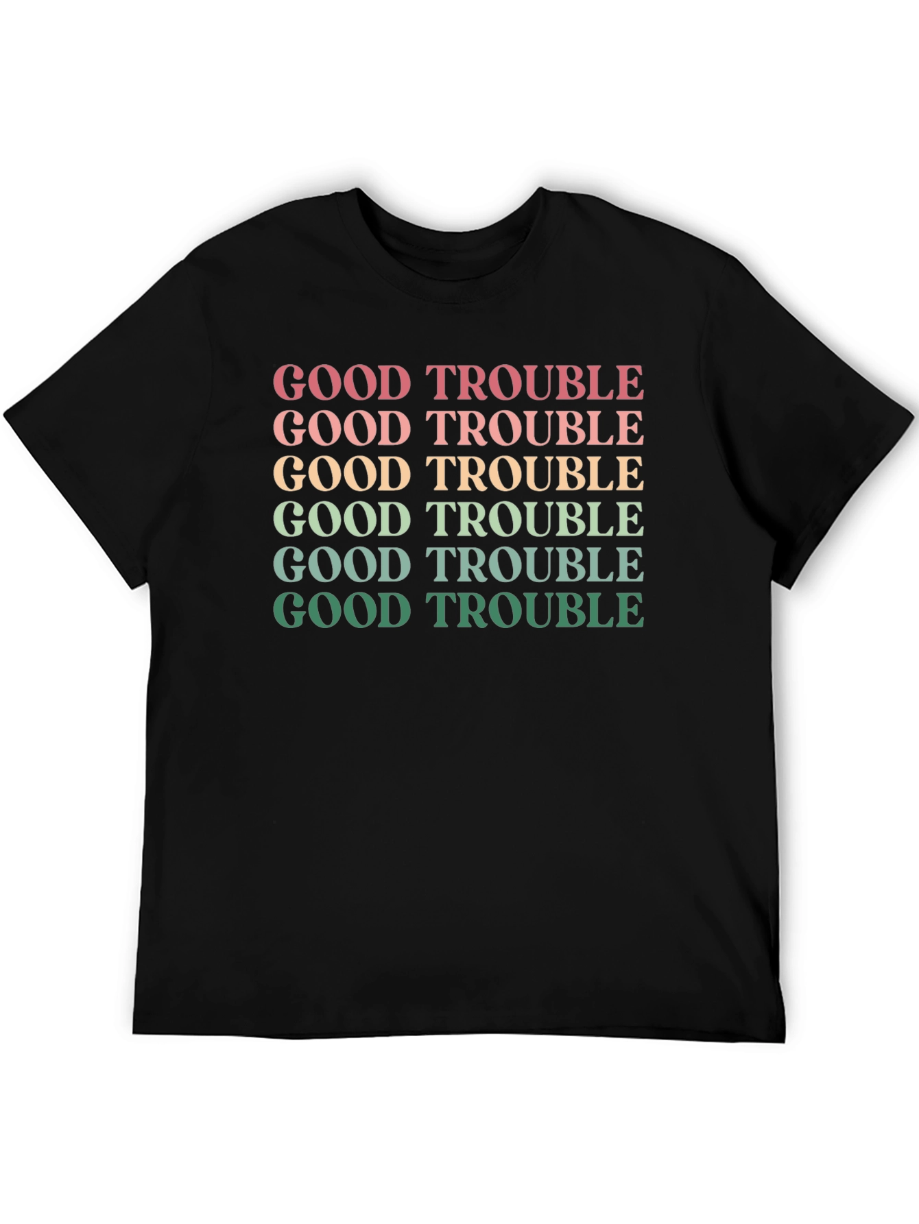 Good Trouble Graphic Tee - Retro Design