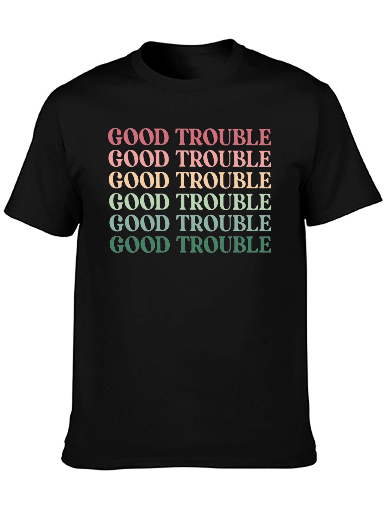 Good Trouble Graphic Tee - Retro Design