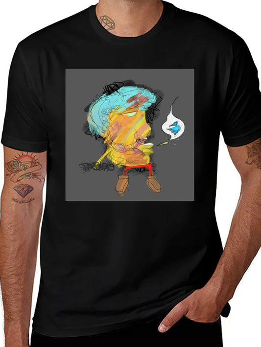 Sketchy Character Graphic Tee
