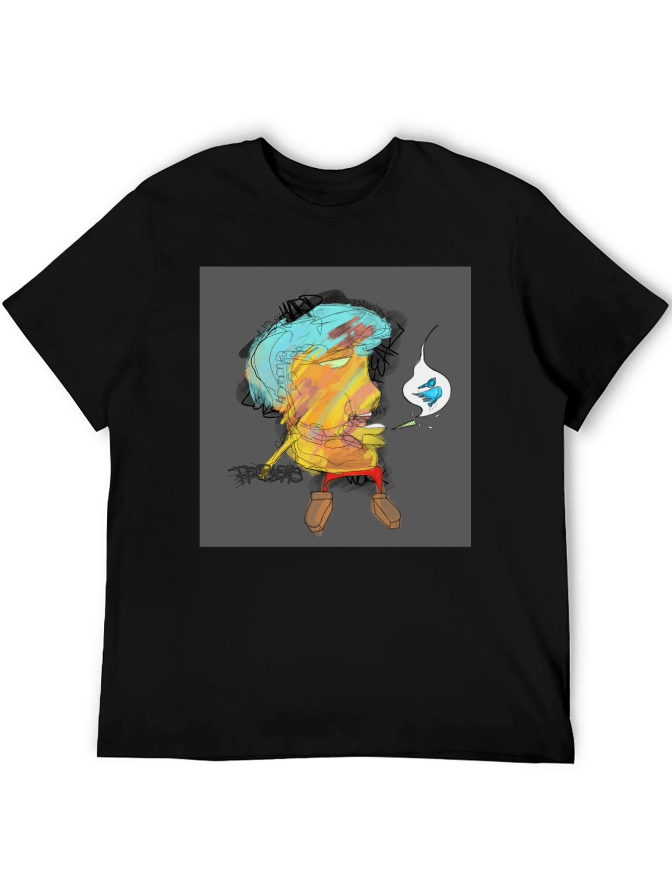 Sketchy Character Graphic Tee