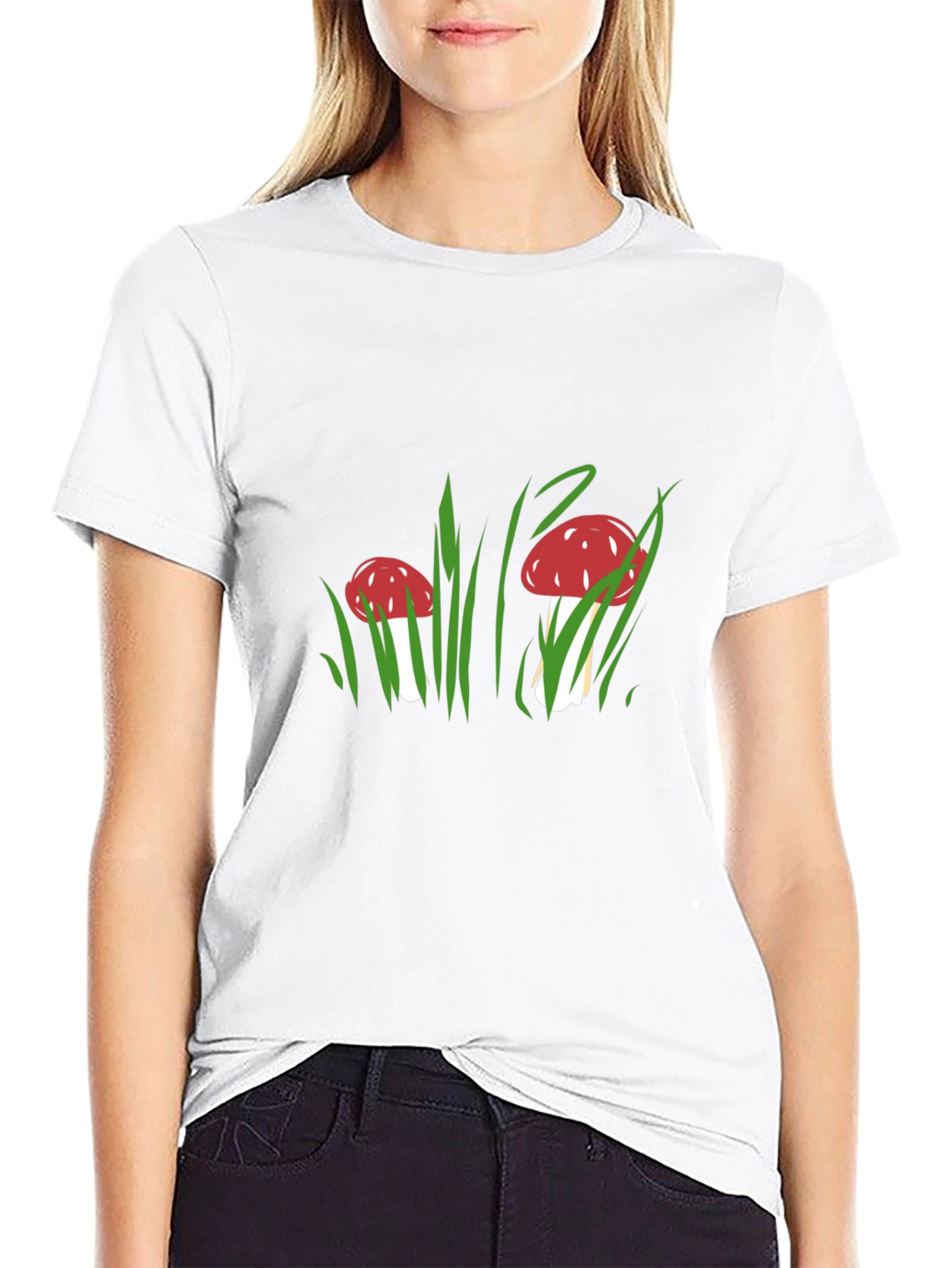 Mushroom Graphic Tee - Funky Nature Shirt