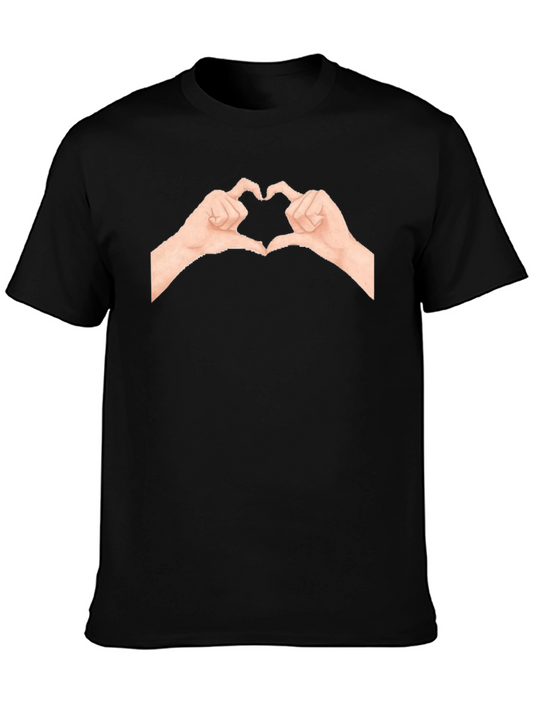 Heart Hands Graphic Tee - Express Yourself