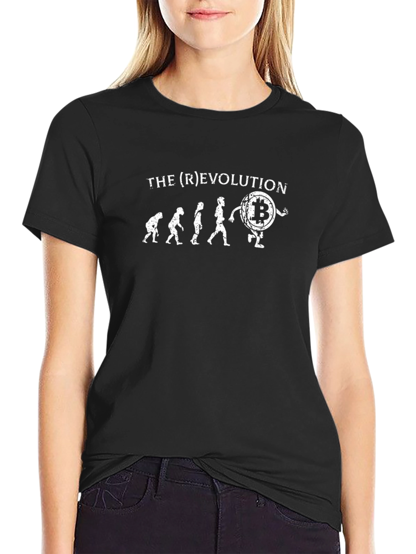 Bitcoin Evolution T-Shirt Crypto Revolution