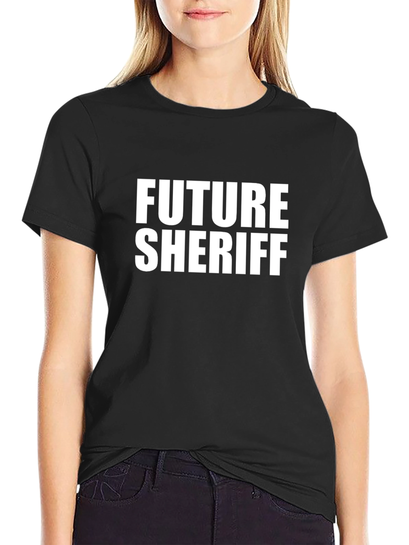Future Sheriff T-Shirt - Novelty Graphic Tee