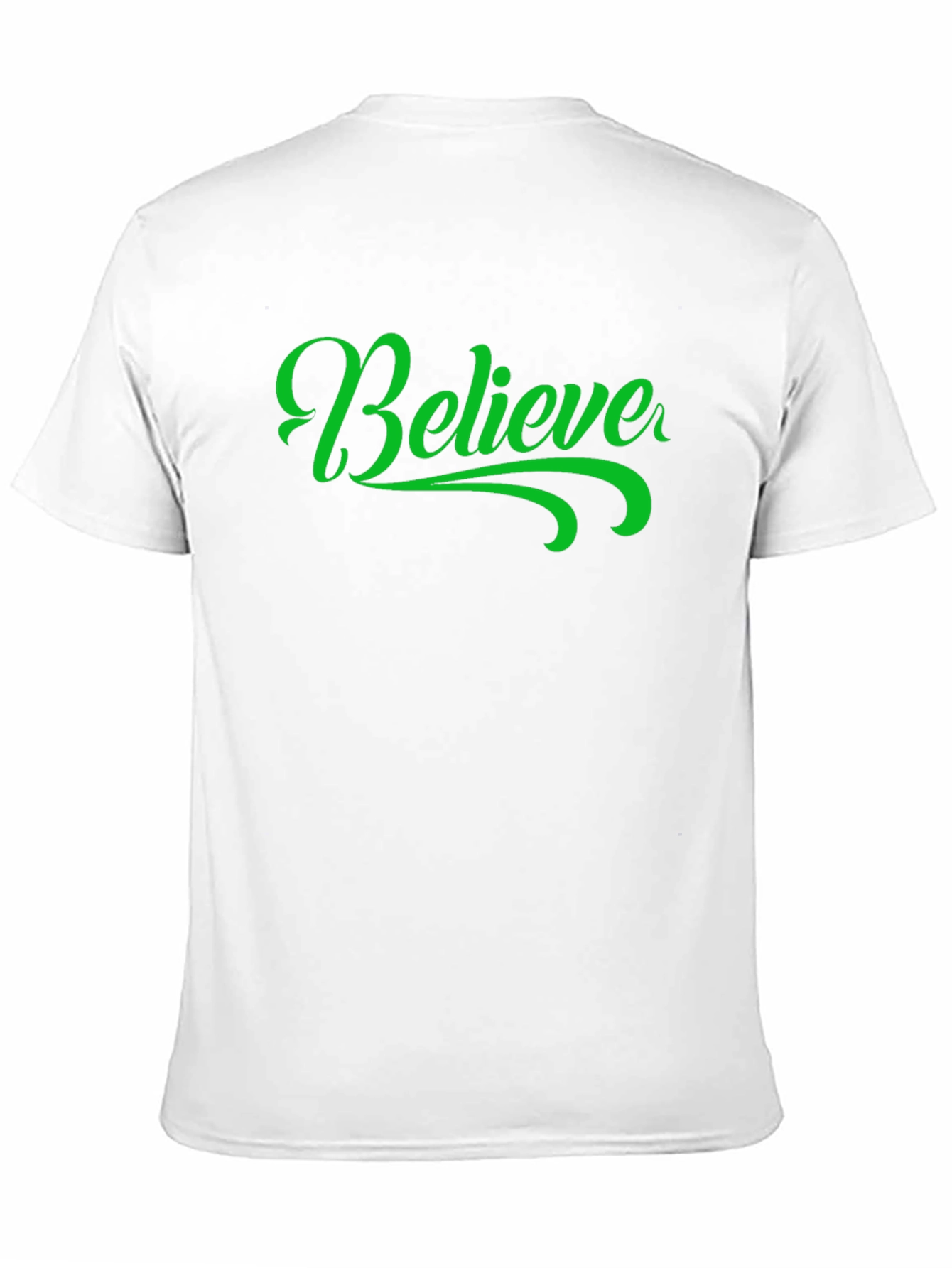 Believe Graphic Tee - Trendy Black T-Shirt