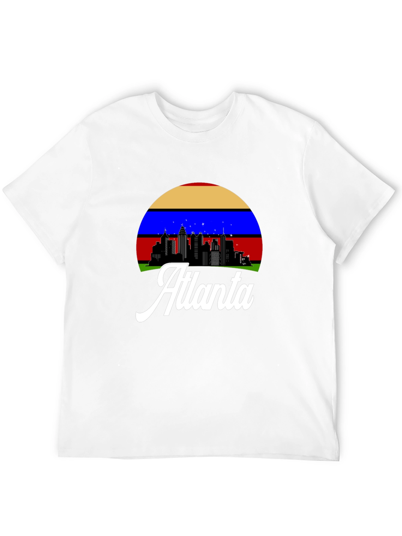 Atlanta Skyline Graphic Tee - Retro Style
