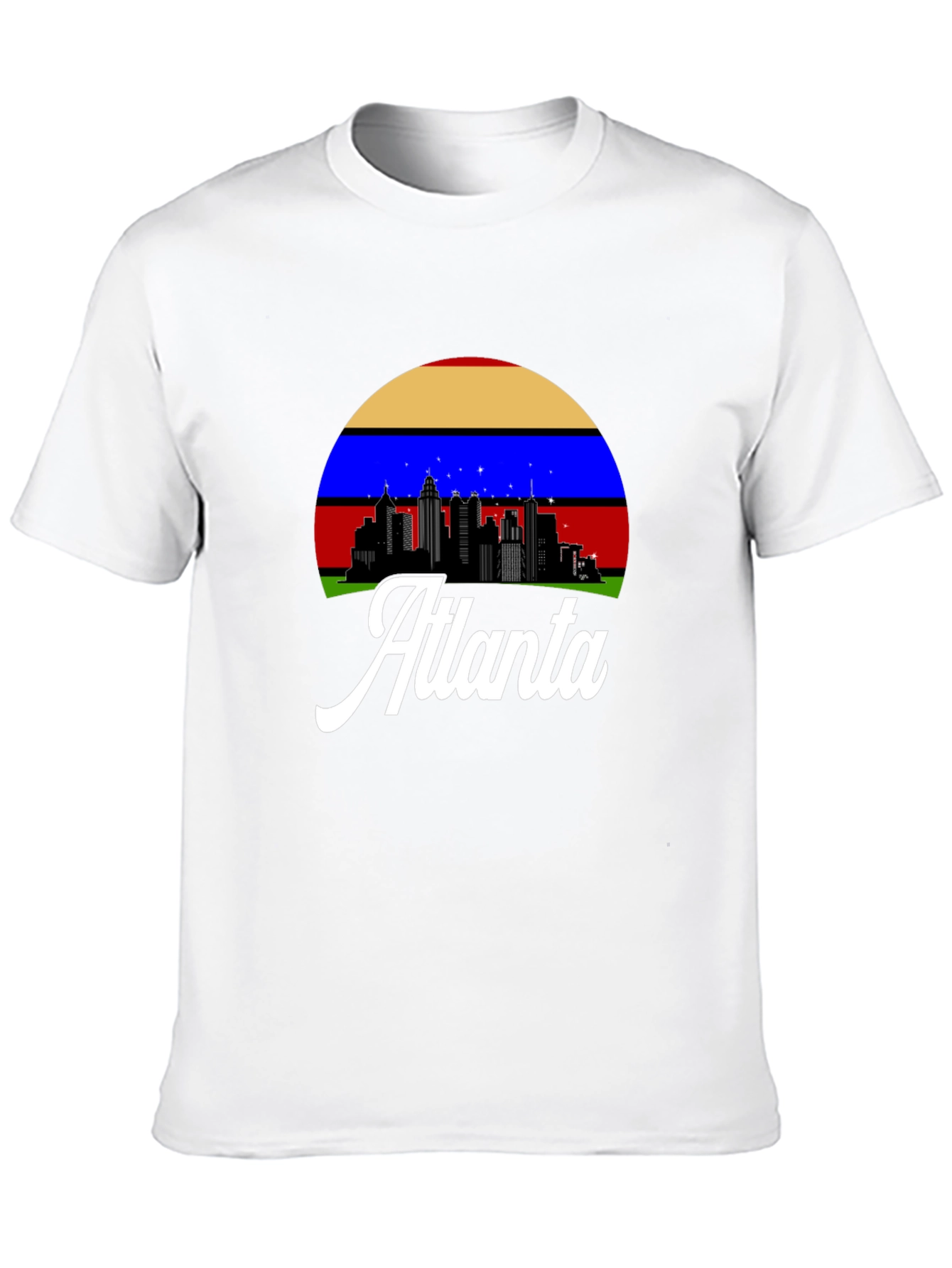 Atlanta Skyline Graphic Tee - Retro Style