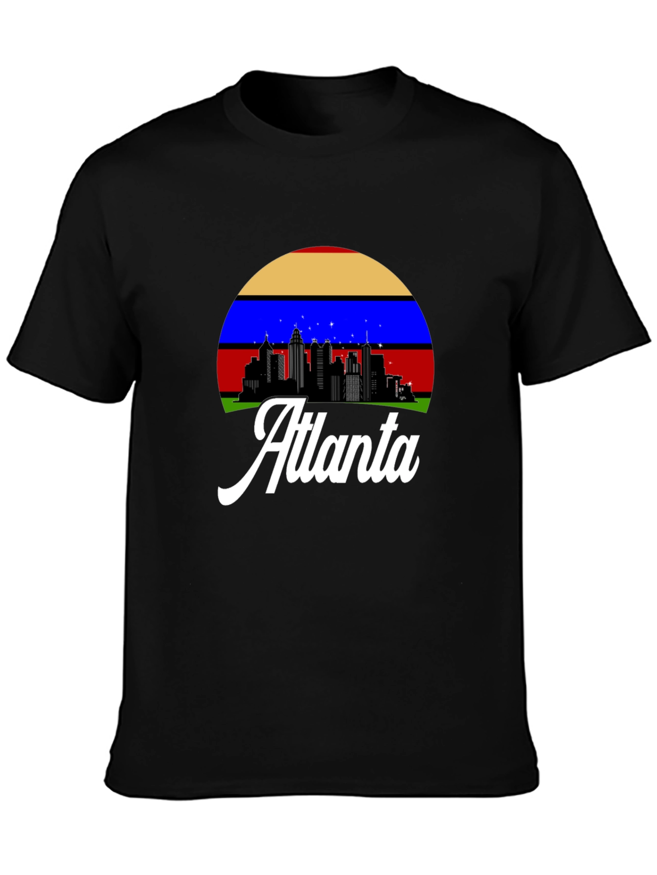 Atlanta Skyline Graphic Tee - Retro Style