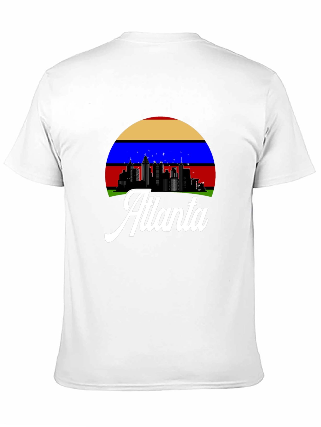 Atlanta Skyline Graphic Tee - Retro Style