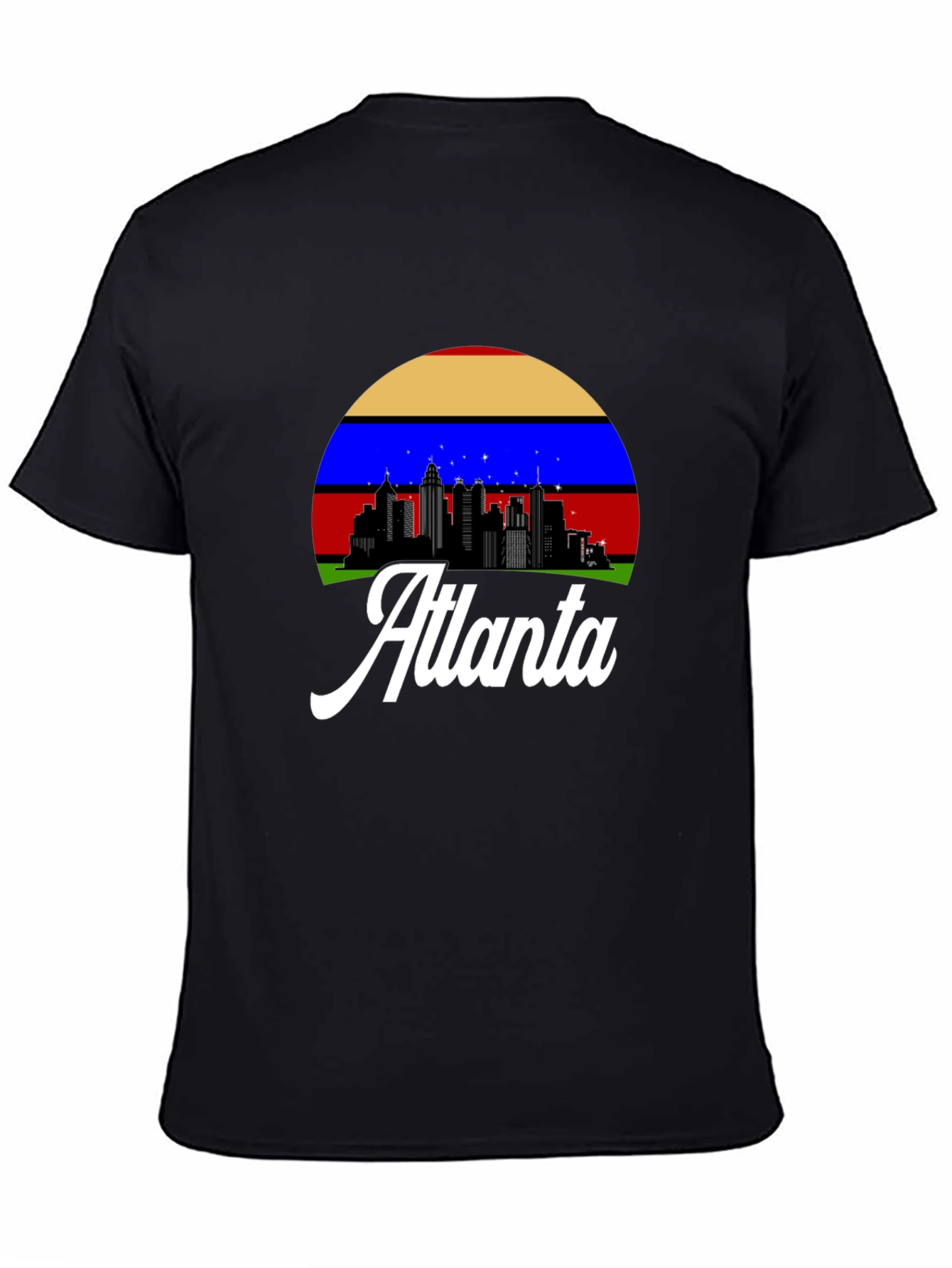 Atlanta Skyline Graphic Tee - Retro Style