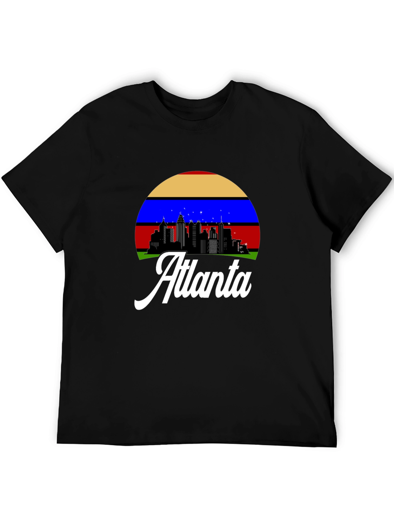 Atlanta Skyline Graphic Tee - Retro Style