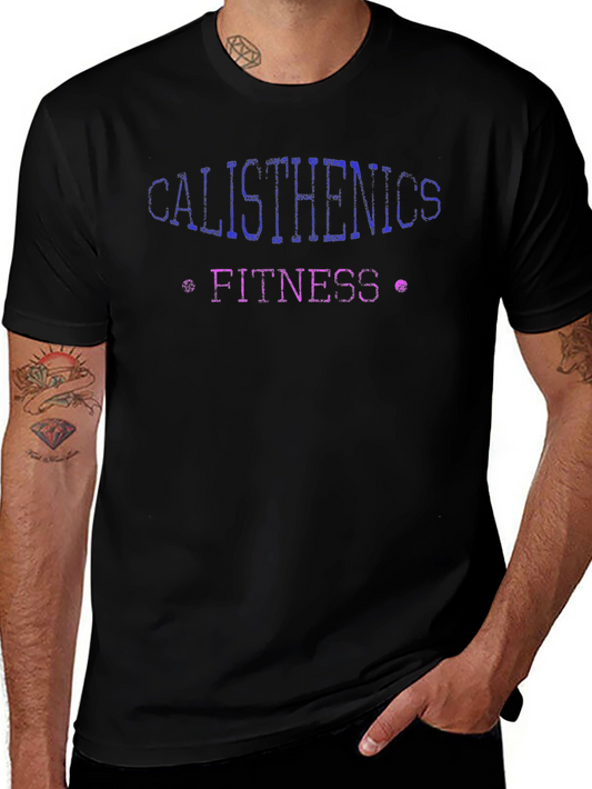Calisthenics Fitness Graphic T-Shirt - Gym Workout Tee