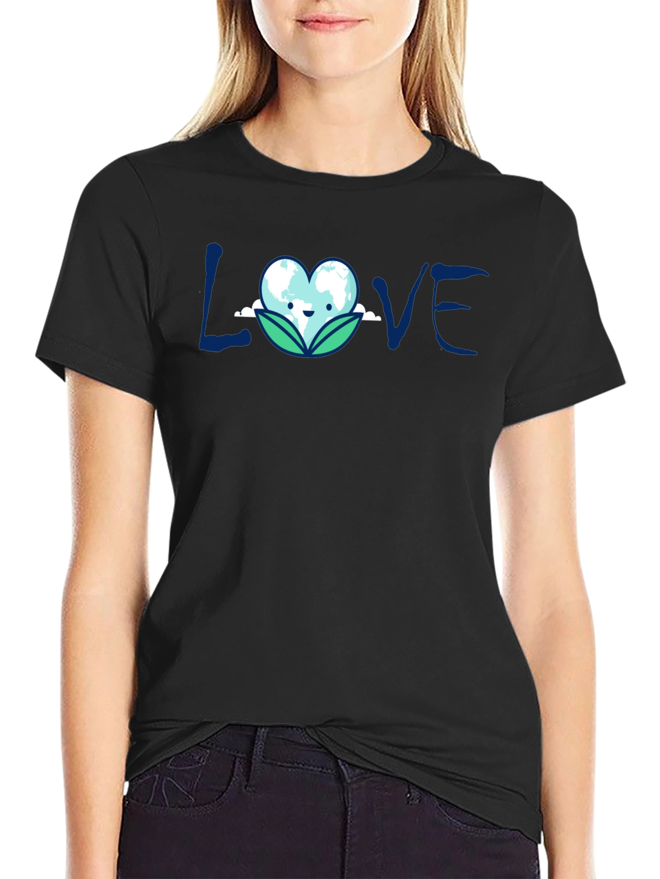 Love Earth Graphic T-Shirt - Eco-Friendly Design