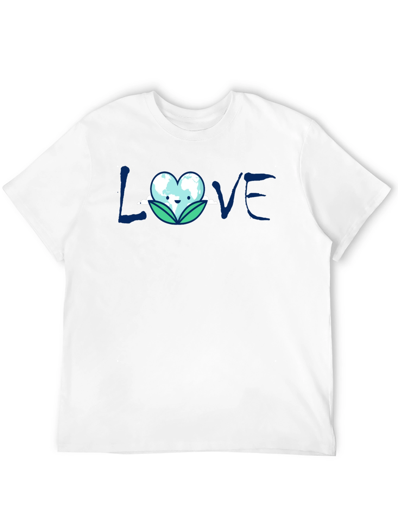 Love Earth Graphic T-Shirt - Eco-Friendly Design