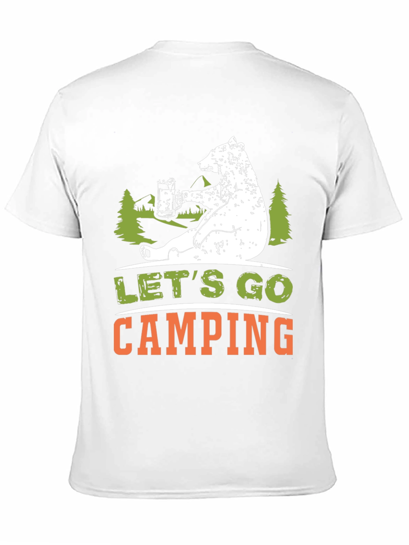 Lets Go Camping Bear T-Shirt