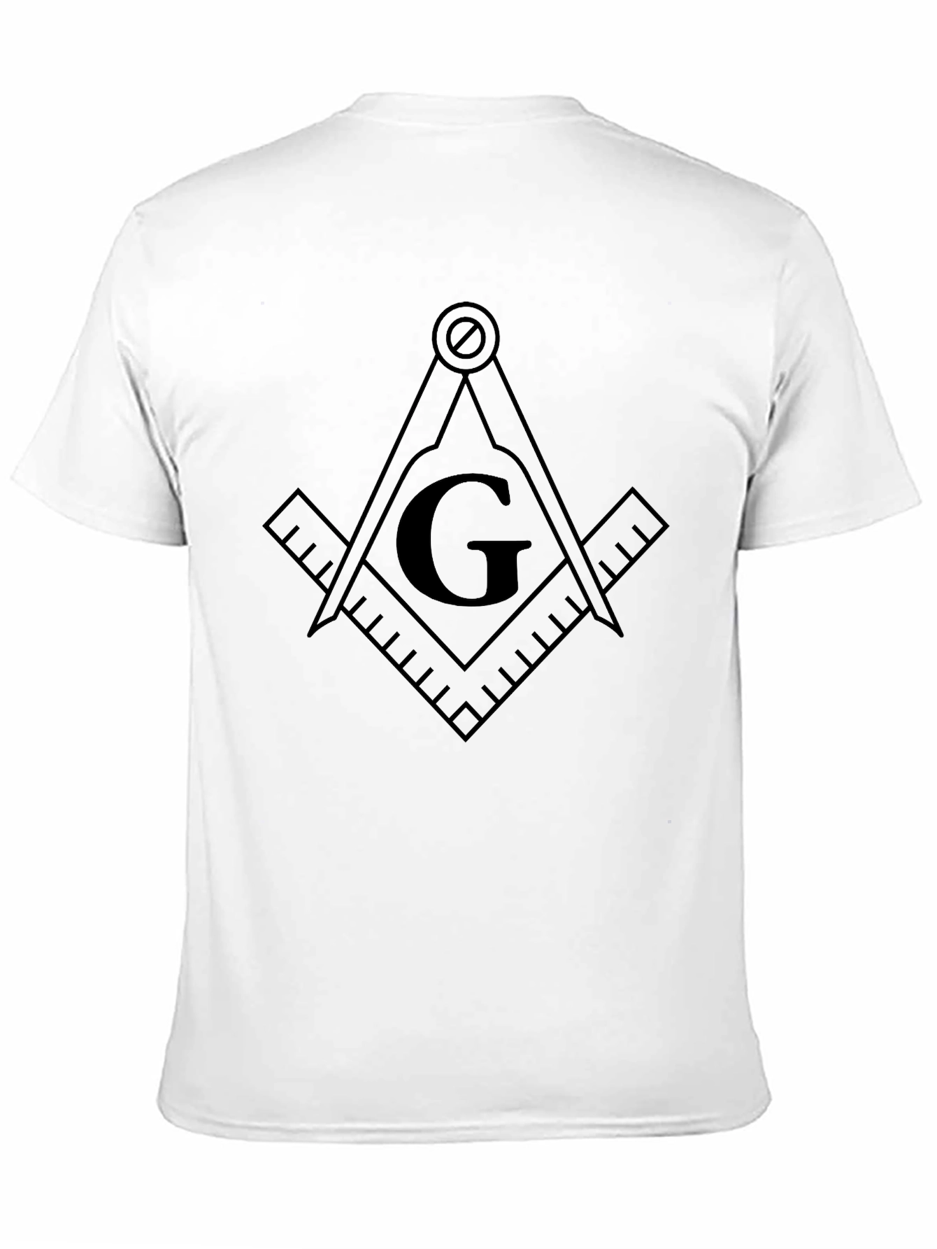 Black Masonic Symbol T-Shirt - Masonic Gift