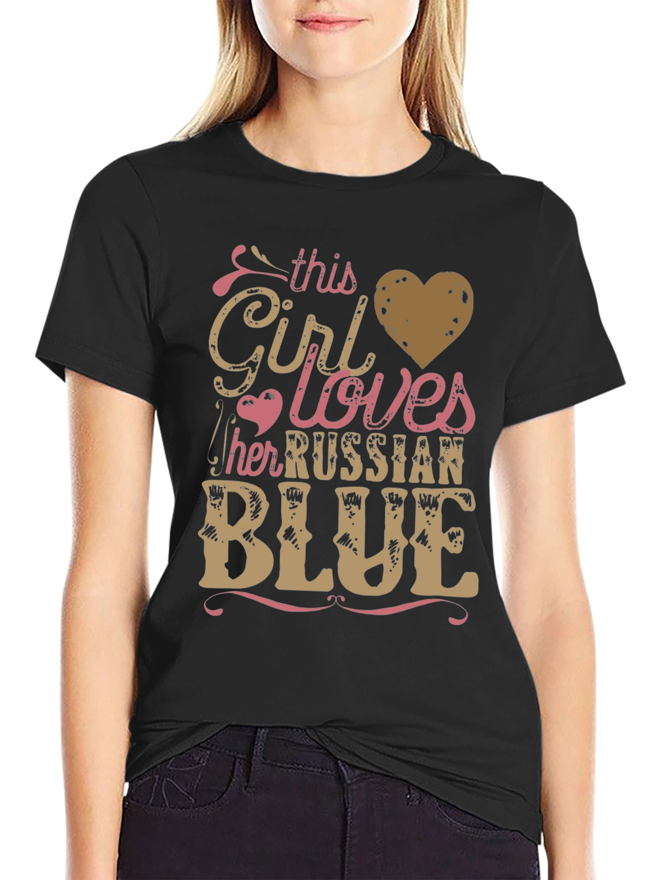 This Girl Loves Russian Blue T-Shirt