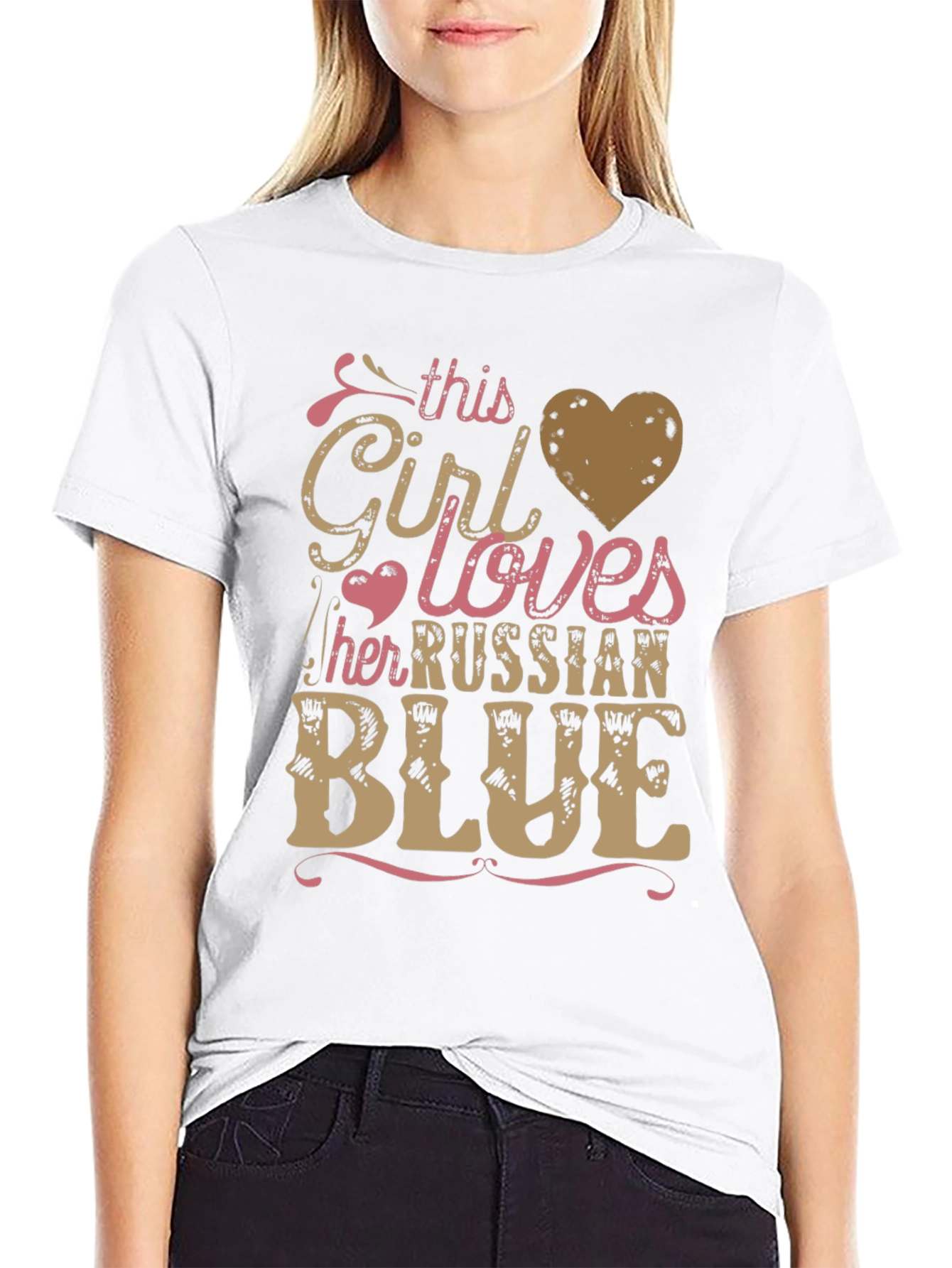 This Girl Loves Russian Blue T-Shirt