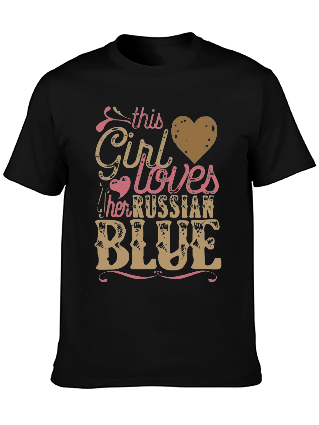 This Girl Loves Russian Blue T-Shirt
