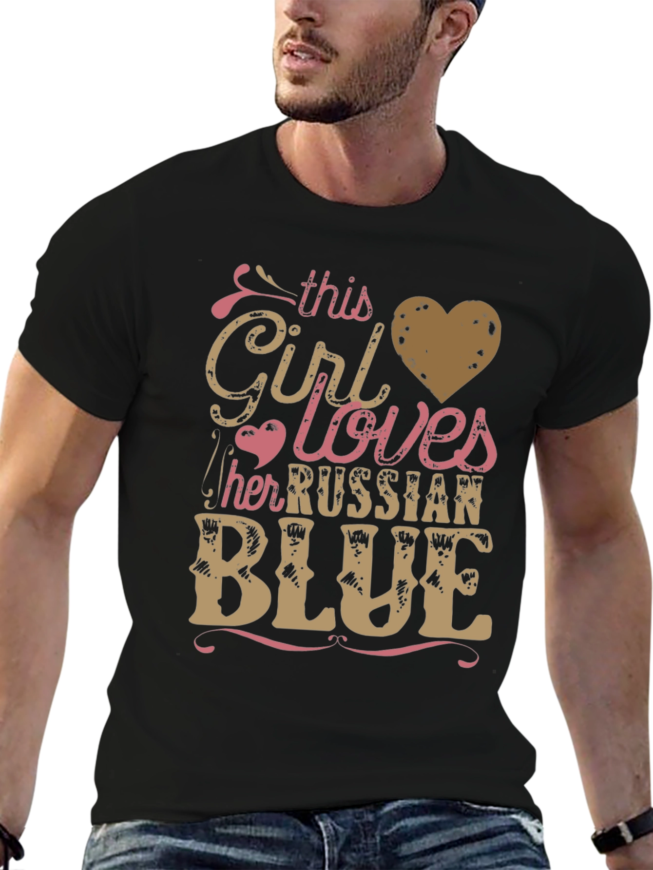 This Girl Loves Russian Blue T-Shirt