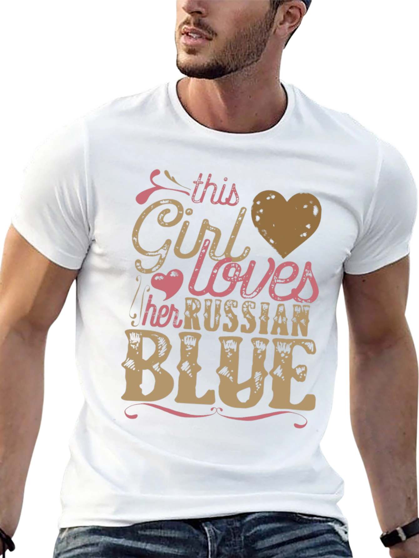 This Girl Loves Russian Blue T-Shirt