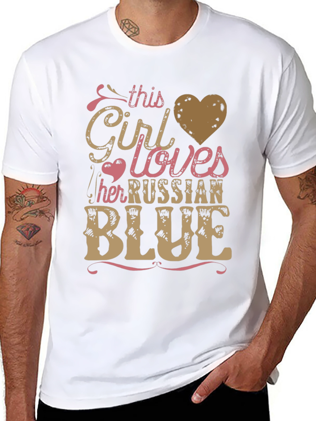 This Girl Loves Russian Blue T-Shirt
