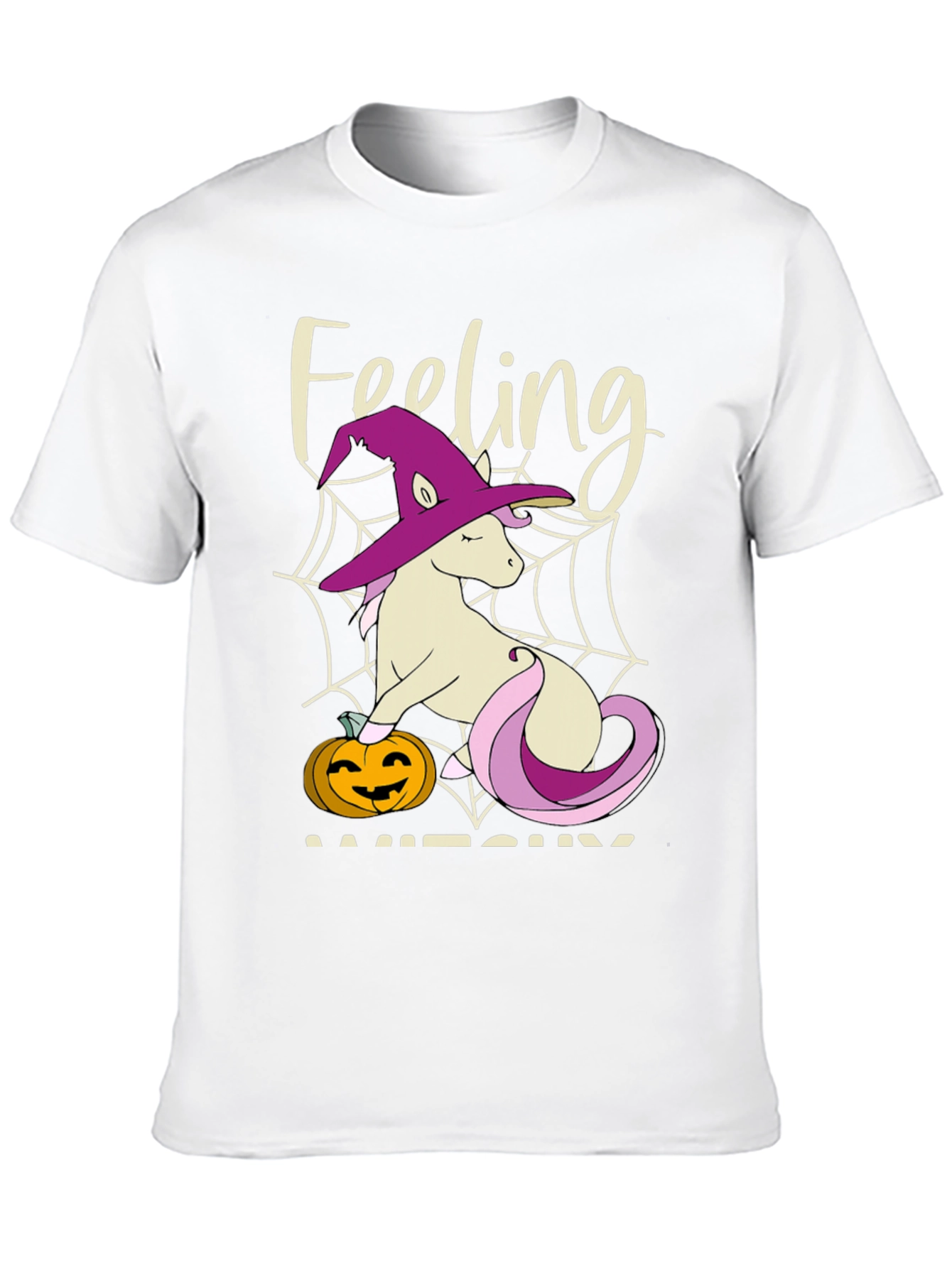 Feeling Witchy Unicorn Halloween T-Shirt