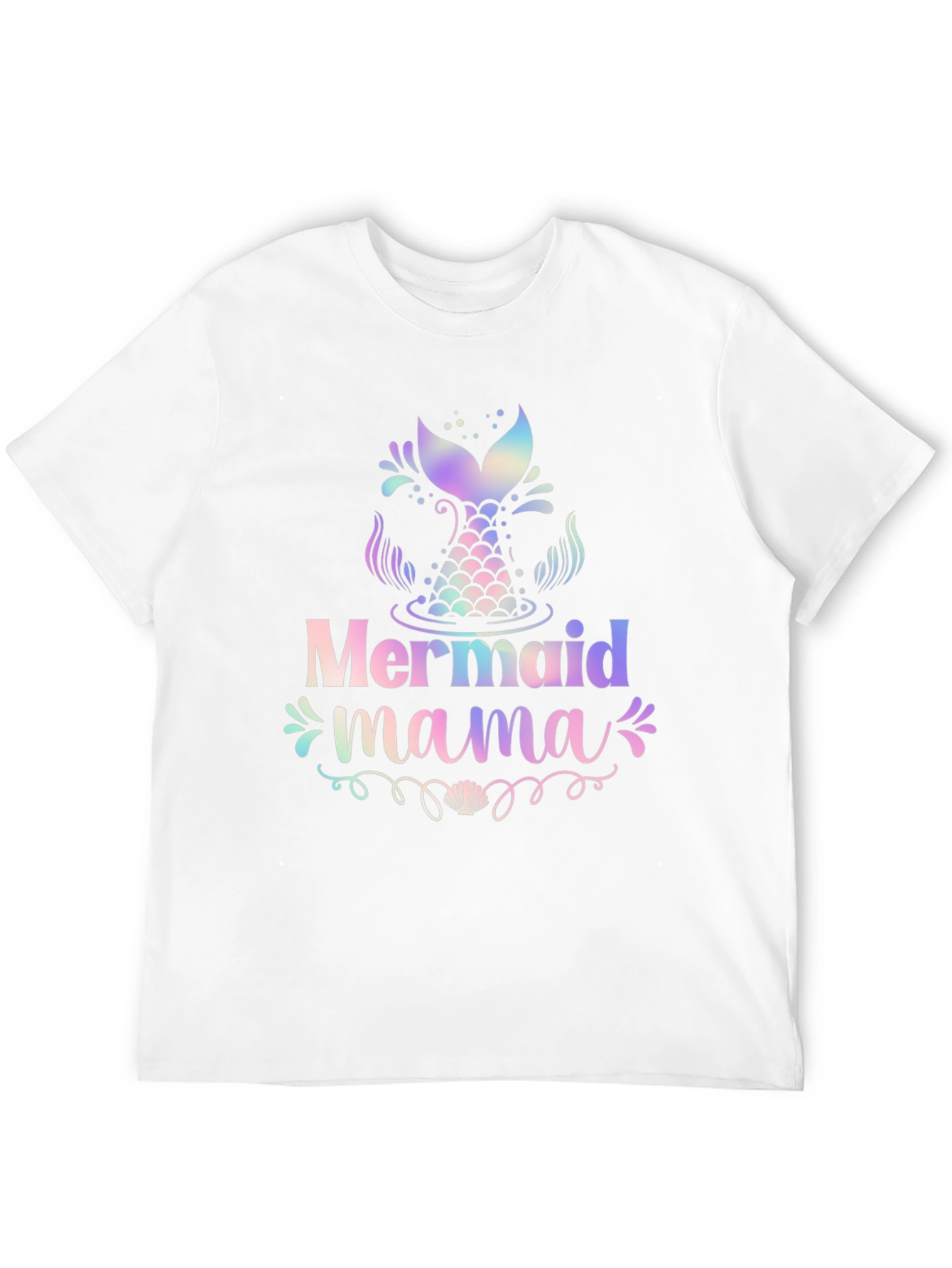 Mermaid Mama Black T-Shirt